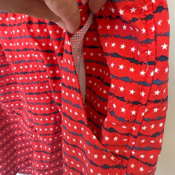 Columbia Men’s PFG Super Backcast Water Swim Shorts lined Red Size Large - Picture 2 of 8